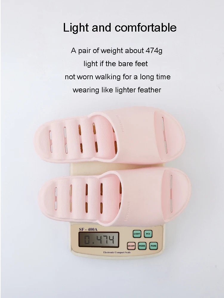 POSEE fashion women bathroom slippers soft leaking non-slip slipper light design wear-resistant waterproof slippers Smart 3103 
POSEE fashion women bathroom slippers soft leaking non-slip slipper light design wear-resistant waterproof slippers Smart 3103