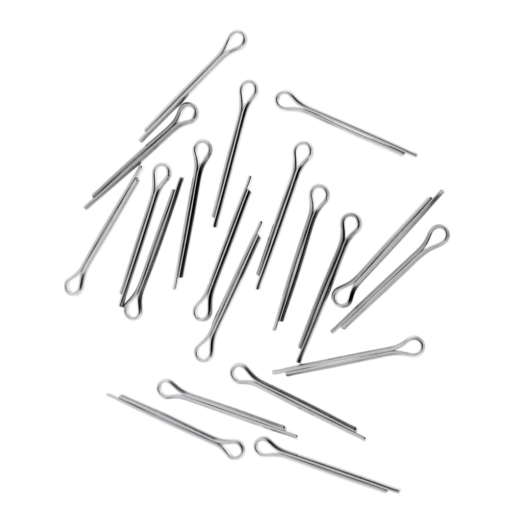 20 Pieces Stainless Steel Brake Disc Pad Pin Retaining Split Pins 4cm Cotter Pin goupilles fendues
20 Pieces Stainless Steel Brake Disc Pad Pin Retaining Split Pins 4cm Cotter Pin goupilles fendues