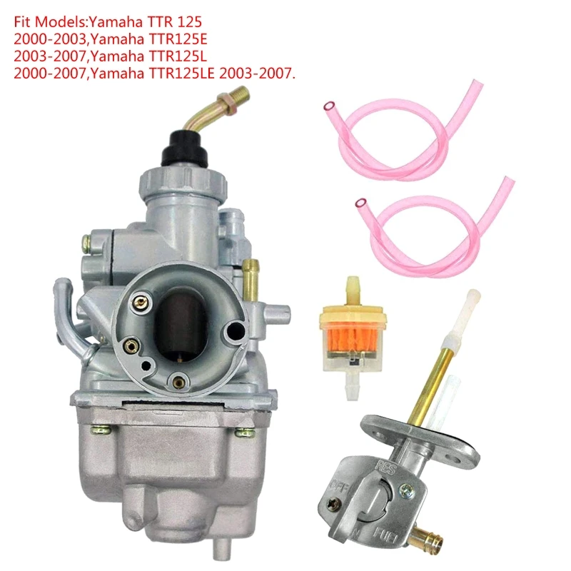 TTR125 Carburetor + Fuel Switch Valve Petcock for yamahae TTR125 M17E
TTR125 Carburetor + Fuel Switch Valve Petcock for yamahae TTR125 M17E
