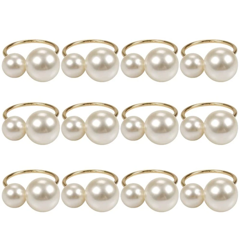 Кольцо для салфеток жемчуг 12 шт набор, золотой держатель для салфеток, подходит для пасхи, Семья сбор, ужин, вечерние, Свадебные украшения 
Кольцо для салфеток жемчуг 12 шт набор, золотой держатель для салфеток, подходит для пасхи, Семья сбор, ужин, вечерние, Свадебные украшения