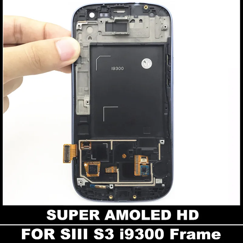 Замена lcd s для samsung Galaxy AMOLED SIII S3 i9300 телефон сенсор Дисплей сенсорный дигитайзер