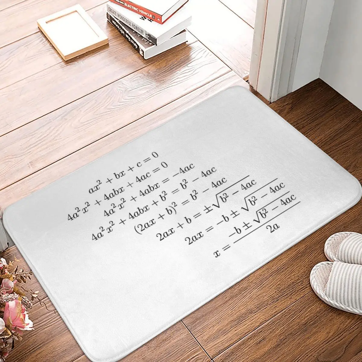 Quadratic Formula Derivation Doormat Carpet Mat Rug Polyester PVC Non-Slip Floor Decor Bath Bathroom Kitchen Living Room 40*60
Quadratic Formula Derivation Doormat Carpet Mat Rug Polyester PVC Non-Slip Floor Decor Bath Bathroom Kitchen Living Room 40*60