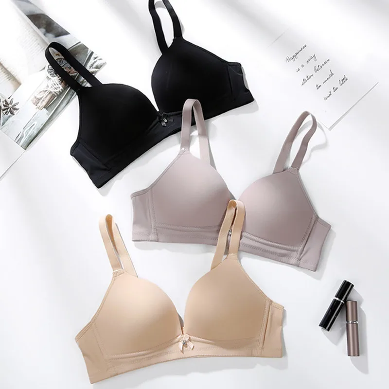 New simple and comfortable no steel ring lingerie sexy gathering breast push up bra thin underwear
New simple and comfortable no steel ring lingerie sexy gathering breast push up bra thin underwear