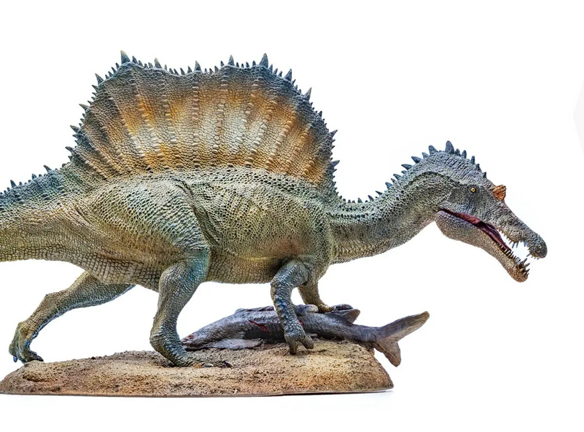 

PNSO Spinosaurus 1:35, научные художественные модели с основой, фигурка онхопризта, коллектор животных, научное образование, динозавр, игрушки, Декор