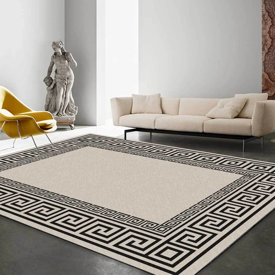 Simple Geometric Black And White Bathroom Living Room Decor Sofa Bedroom Carpets Cover Kitchen Floor Mat Cover Large Rugs Cover
Simple Geometric Black And White Bathroom Living Room Decor Sofa Bedroom Carpets Cover Kitchen Floor Mat Cover Large Rugs Cover