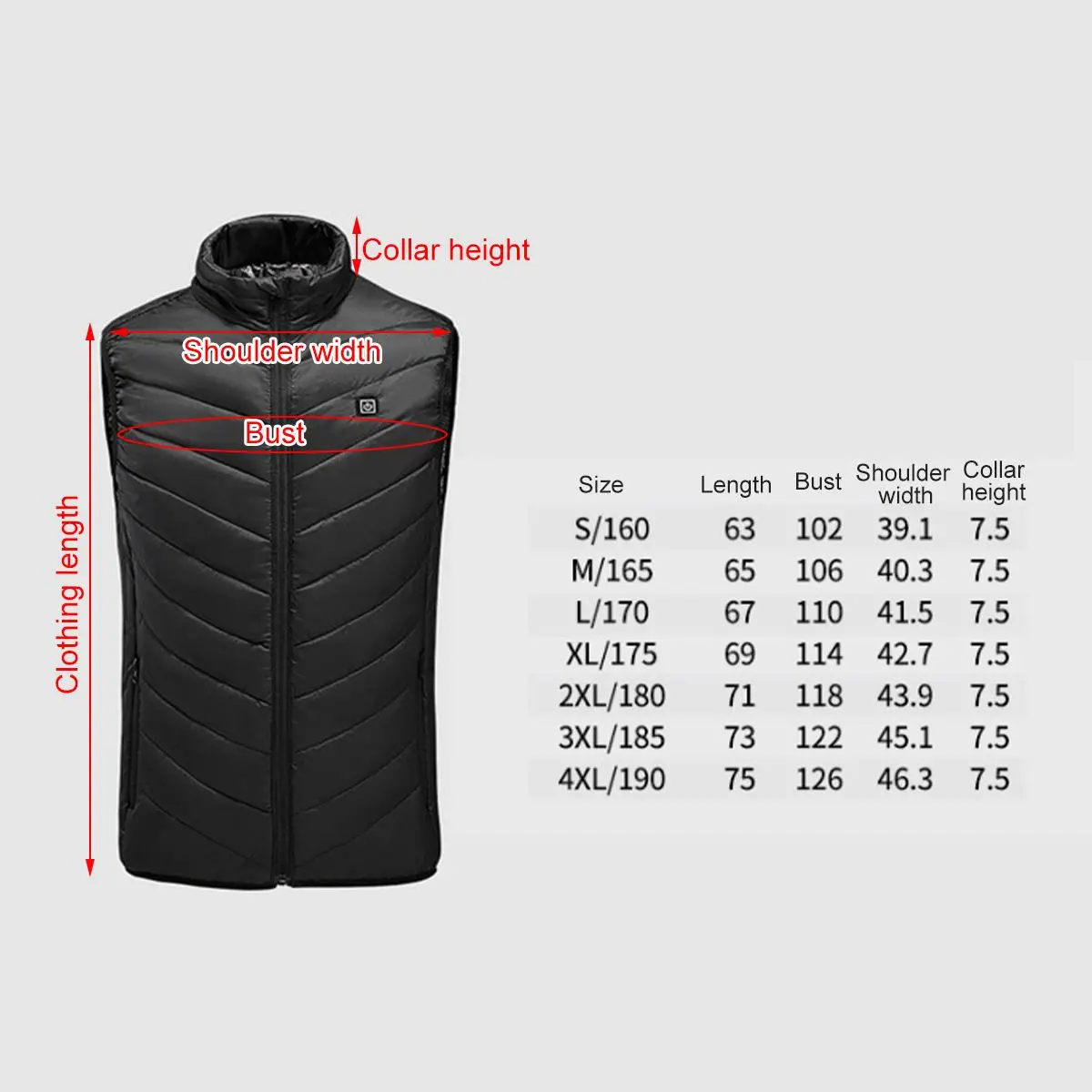 Men/Wowen Heating Vest Outdoor Unisex Electric Infrared Heated Vest Jacket USB Heating 9 Area Heating Rechargeable Sleeveless
Men/Wowen Heating Vest Outdoor Unisex Electric Infrared Heated Vest Jacket USB Heating 9 Area Heating Rechargeable Sleeveless
