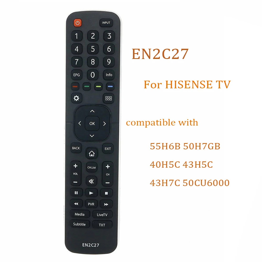 

New EN2C27 Remote Control For HISENSE TV Replacement 55H6B 50H7GB 40H5C 43H5C 43H7C 50CU6000 Fernbedienung