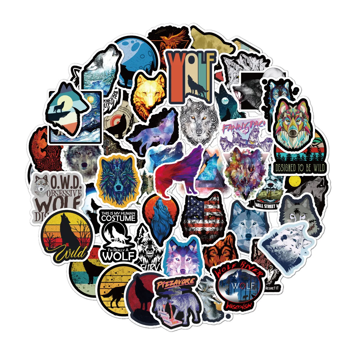 50pcs Mixed Cartoon Toy Stickers for Car Styling Bike Motorcycle Phone Laptop Travel Luggage Cool Funny Sticker Wolf Stickers
50pcs Mixed Cartoon Toy Stickers for Car Styling Bike Motorcycle Phone Laptop Travel Luggage Cool Funny Sticker Wolf Stickers