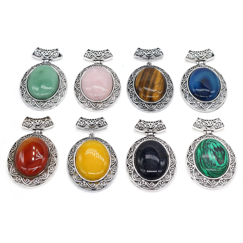 Natural Stone Rose Quartzs Pendant Bohemia Elliptical Striped Agates Charms for Women Jewelry Making DIY Necklace Accessories
Natural Stone Rose Quartzs Pendant Bohemia Elliptical Striped Agates Charms for Women Jewelry Making DIY Necklace Accessories