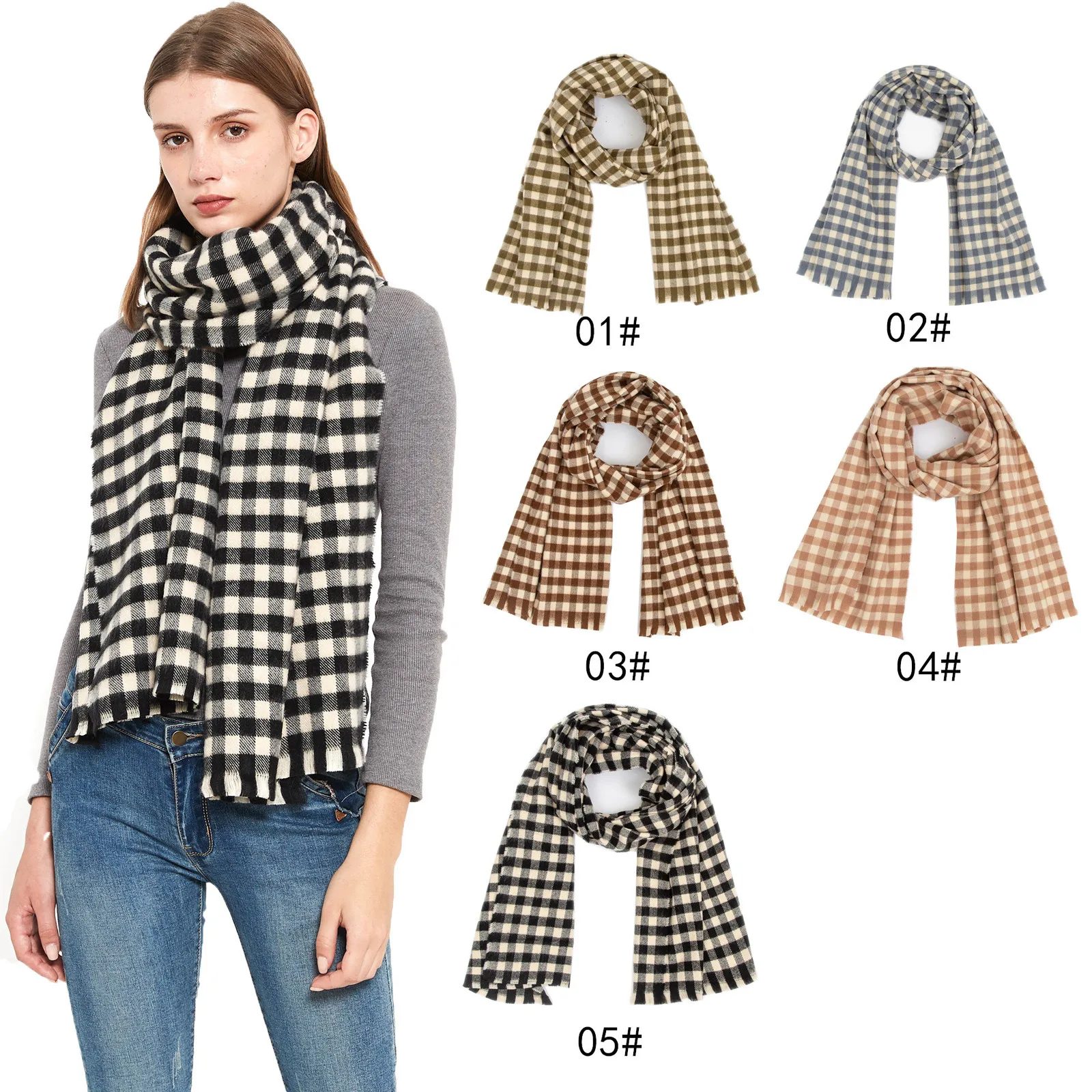 Drop Ship 200*50CM knitted spring winter women scarf plaid warm Cashmere scarves Large shawls neck bandana pashmina
Drop Ship 200*50CM knitted spring winter women scarf plaid warm Cashmere scarves Large shawls neck bandana pashmina