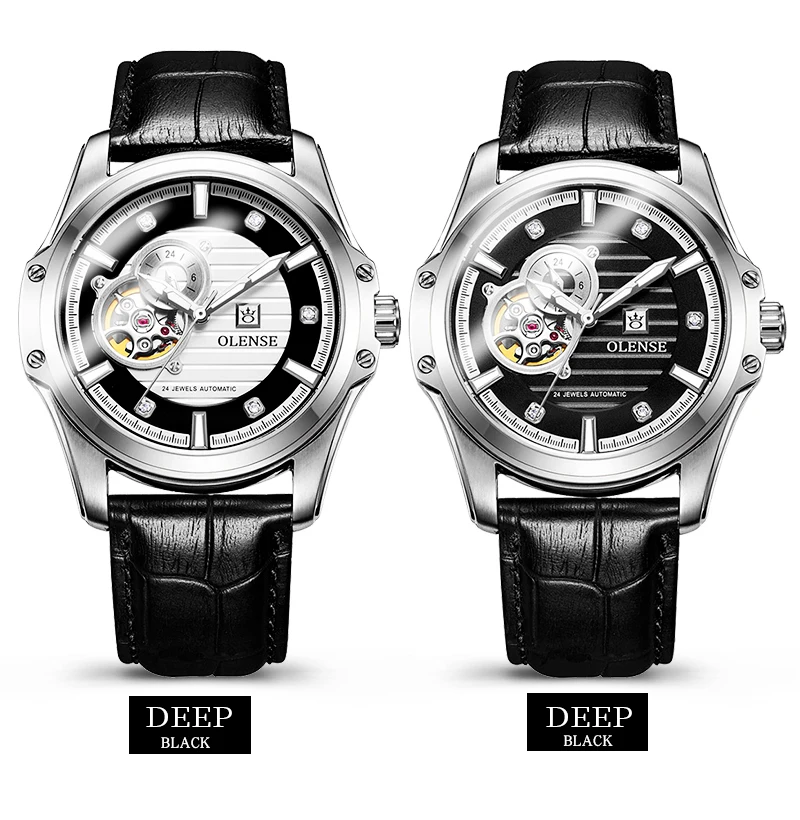 New Luxury Mechanical Watch Bussiness Men Stainless Steel Genuine Leather Brand Automatic Mechanical Wrist Watch Sapphire Mirror
New Luxury Mechanical Watch Bussiness Men Stainless Steel Genuine Leather Brand Automatic Mechanical Wrist Watch Sapphire Mirror