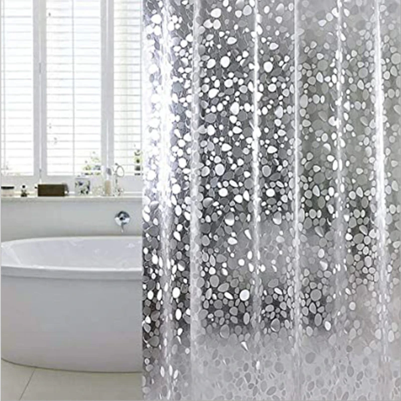 Waterproof 3D Shower Curtain Translucent Thicken Bathing Sheer Bathroom Curtain For Home Decoration Bathroom Accessaries
Waterproof 3D Shower Curtain Translucent Thicken Bathing Sheer Bathroom Curtain For Home Decoration Bathroom Accessaries