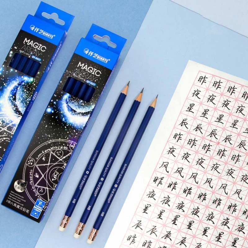 12pcs HB Pencils with Eraser Tops Wooden for Teen Children Student School Home
12pcs HB Pencils with Eraser Tops Wooden for Teen Children Student School Home