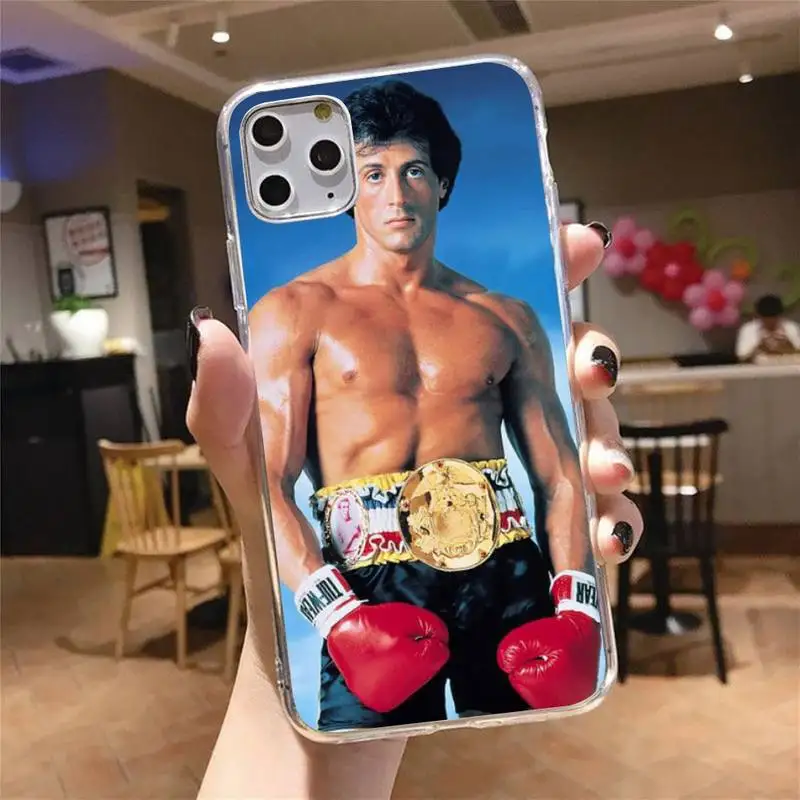 Rocky Balboa Phone Case Transparent for iPhone 6 7 8 11 12 s mini pro X XS XR MAX Plus cover funda shell
Rocky Balboa Phone Case Transparent for iPhone 6 7 8 11 12 s mini pro X XS XR MAX Plus cover funda shell