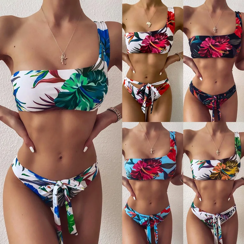 New Floral Printed Low Waist Bow-knot Two Pieces Women Bikini Set Swimsuit Female Beachwear Swimwear Bather Bathing Suit
New Floral Printed Low Waist Bow-knot Two Pieces Women Bikini Set Swimsuit Female Beachwear Swimwear Bather Bathing Suit