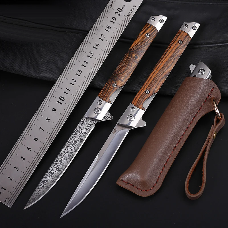 Damascus high-end brand M390 multi-function outdoor sharp hunting knife tactical folding knife portable pocket knife+ holster
Damascus high-end brand M390 multi-function outdoor sharp hunting knife tactical folding knife portable pocket knife+ holster