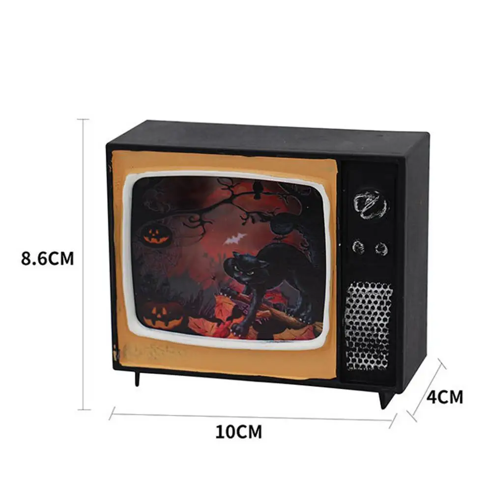 Halloween Retro TV Style Decoration Light With Exquisite Printed Patterns Battery Powered LED Lamp For Home Party Bar
Halloween Retro TV Style Decoration Light With Exquisite Printed Patterns Battery Powered LED Lamp For Home Party Bar