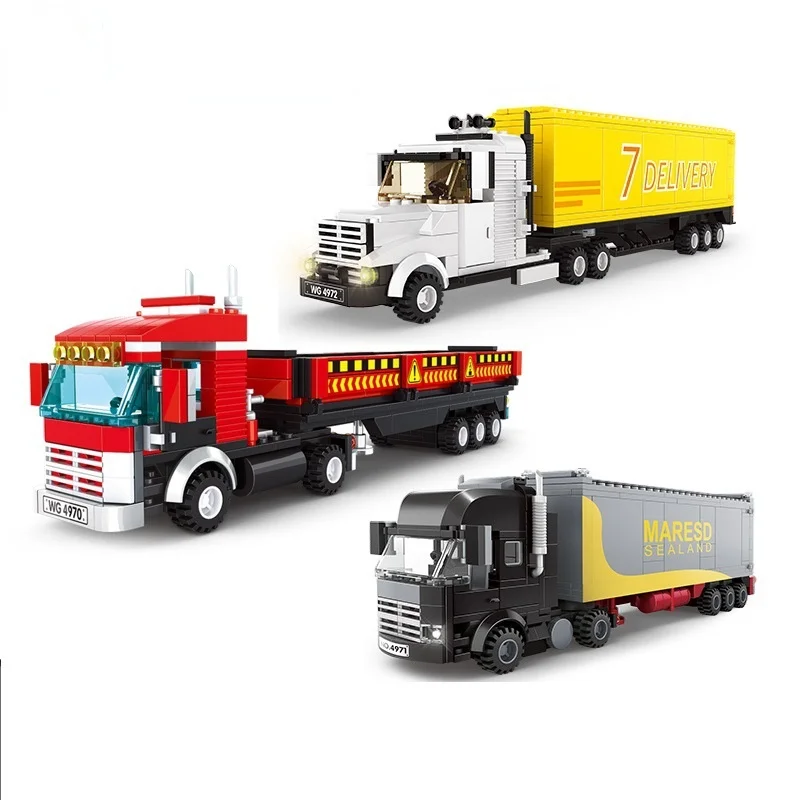 City Container Heavy Truck Small Particles MOC Building Blocks Brick Kids Toys Van Carriage Compartment Kits Bus 7-12y 12+y
City Container Heavy Truck Small Particles MOC Building Blocks Brick Kids Toys Van Carriage Compartment Kits Bus 7-12y 12+y