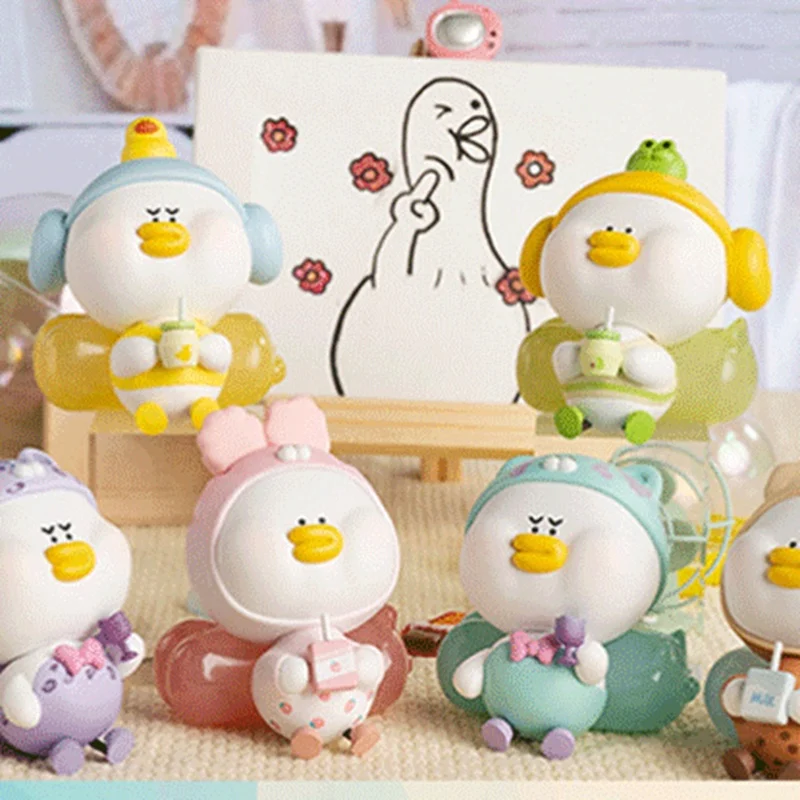 Blind Box Toy Funny Duck Cute Duck Bedtime Blind Bag Caja Ciega Cute Kawaii Model Desktop Gift Surprise Doll Mystery Box Doll
Blind Box Toy Funny Duck Cute Duck Bedtime Blind Bag Caja Ciega Cute Kawaii Model Desktop Gift Surprise Doll Mystery Box Doll