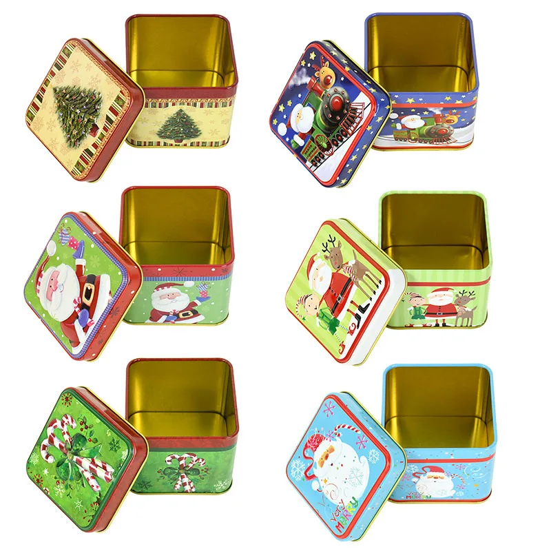 Christmas Tinplate Gift Box Metal Cookie Boxes Candy Chocolate Sweet Storage Containers Seal Box for Xmas Holiday Party Supplies
Christmas Tinplate Gift Box Metal Cookie Boxes Candy Chocolate Sweet Storage Containers Seal Box for Xmas Holiday Party Supplies