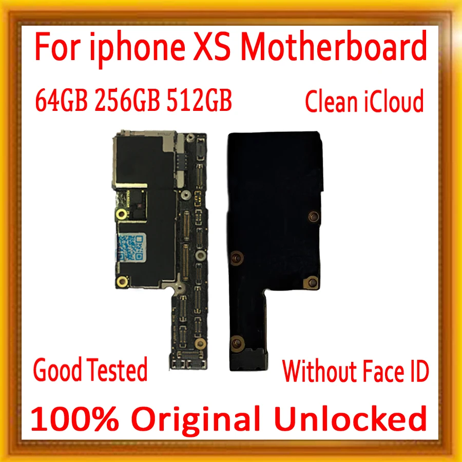 For iPhone XS Unlocked iCloud Motherboard Without Face ID 100% Original With Full Chips Logic Board 100% Tested 64GB 256GB 512GB
For iPhone XS Unlocked iCloud Motherboard Without Face ID 100% Original With Full Chips Logic Board 100% Tested 64GB 256GB 512GB