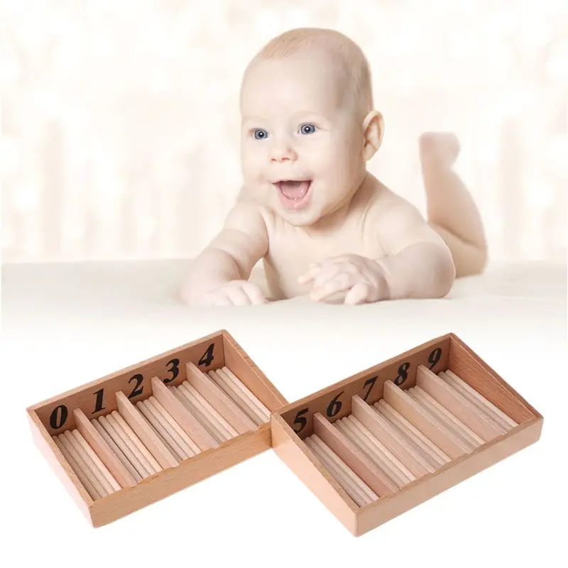 Montessori Wooden Spindle Box 45 Spindles Mathematics Counting Educational Toy
Montessori Wooden Spindle Box 45 Spindles Mathematics Counting Educational Toy