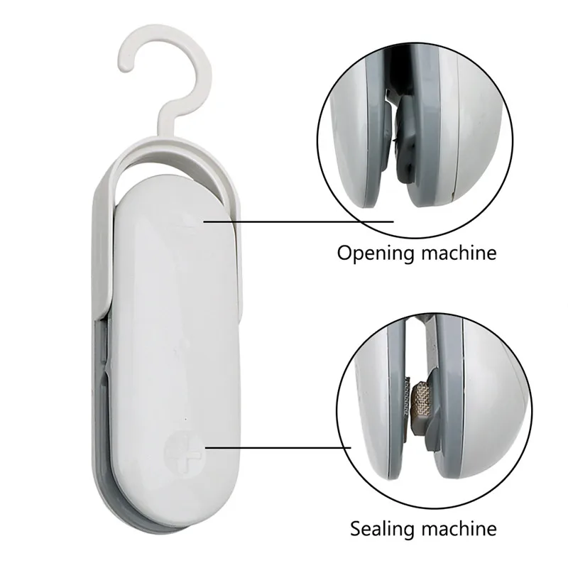 Portable Mini Sealing Machine Kitchen Bag Clip Food Plastic Snack Food Preservation Bag Sealer Household Machine
Portable Mini Sealing Machine Kitchen Bag Clip Food Plastic Snack Food Preservation Bag Sealer Household Machine