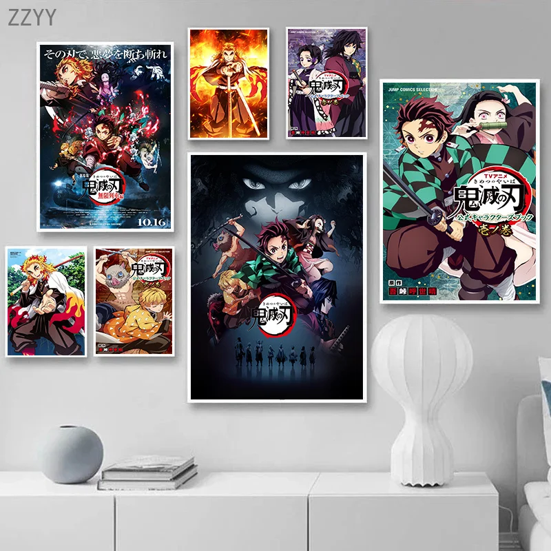 Modern Popular Anime Demon Slayer Mugen Train Canvas Painting Japan Comic Poster Wall Art Pictrues for Living Room Home Decor
Modern Popular Anime Demon Slayer Mugen Train Canvas Painting Japan Comic Poster Wall Art Pictrues for Living Room Home Decor
