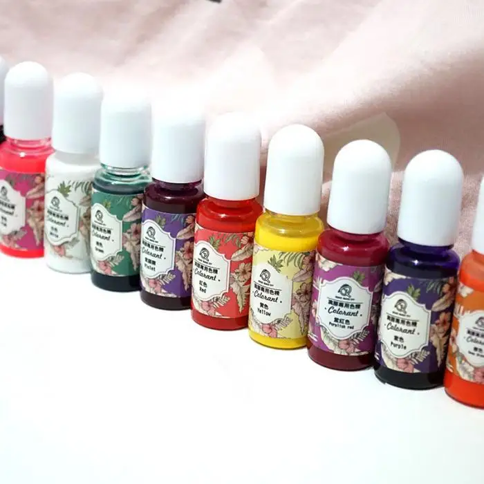QIAOQIAO DIY 10g/Bottle UV Resin Color Liquid Pigment DIY Handmade Art Crafts Coloring Dye Colorant
QIAOQIAO DIY 10g/Bottle UV Resin Color Liquid Pigment DIY Handmade Art Crafts Coloring Dye Colorant