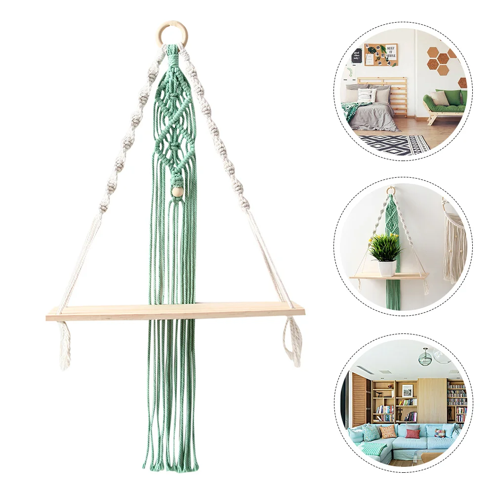 1pc Swing Rope Shelves Cotton Storage Shelf Hanging Storage Rack Display Shelf
1pc Swing Rope Shelves Cotton Storage Shelf Hanging Storage Rack Display Shelf