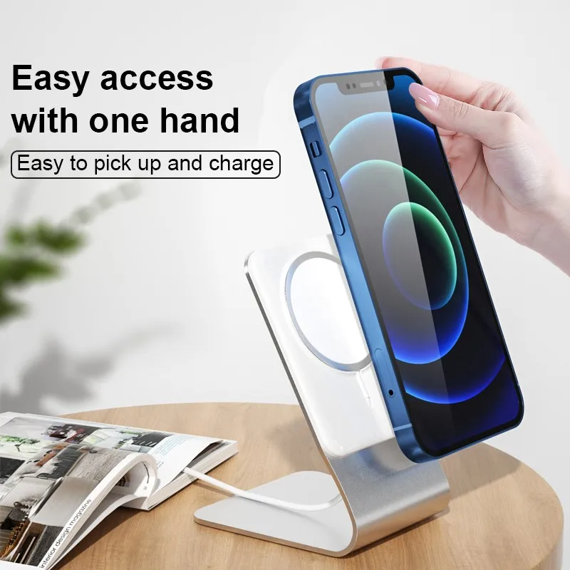 Новая подставка Magsafing для iphone 12 pro max, беспроводное зарядное устройство для iphone 12 mini Pro magsafe, быстрое зарядное устройство
Новая подставка Magsafing для iphone 12 pro max, беспроводное зарядное устройство для iphone 12 mini Pro magsafe, быстрое зарядное устройство