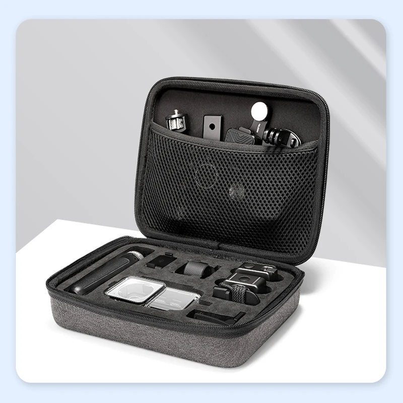 TELESIN Waterproof Carrying bag Multifunction Storage Bag Nylon EVA Hard Shell Portable Case For DJI Action 2 Camera Accessories
TELESIN Waterproof Carrying bag Multifunction Storage Bag Nylon EVA Hard Shell Portable Case For DJI Action 2 Camera Accessories