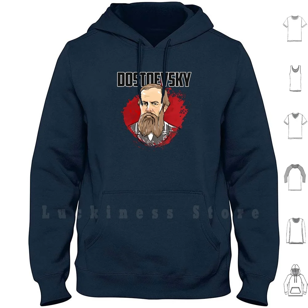 

Dostoevsky толстовки с длинным рукавом Dostoevsky Dostoevskiy dooyevsky Русская литература русская культура преступность и