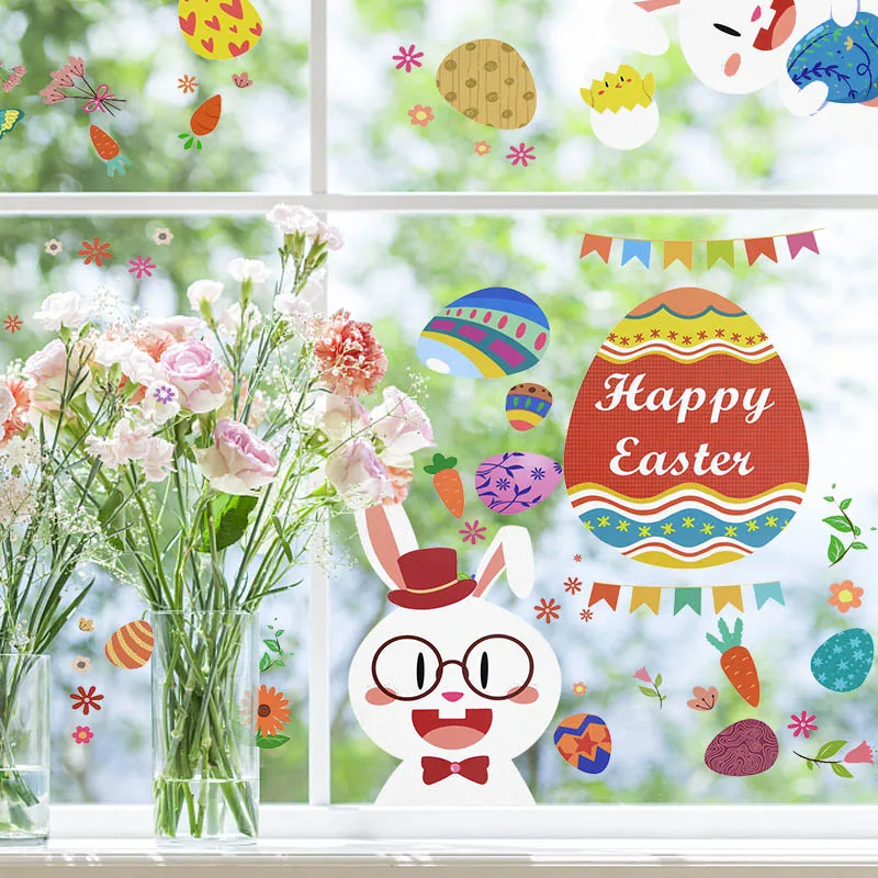 9pcs Happy Easter Bunny WallSticker Cartoon Rabbit Egg Window Glassn Decal Happy Easter Decorations for Home Kids Room DIY Decal
9pcs Happy Easter Bunny WallSticker Cartoon Rabbit Egg Window Glassn Decal Happy Easter Decorations for Home Kids Room DIY Decal