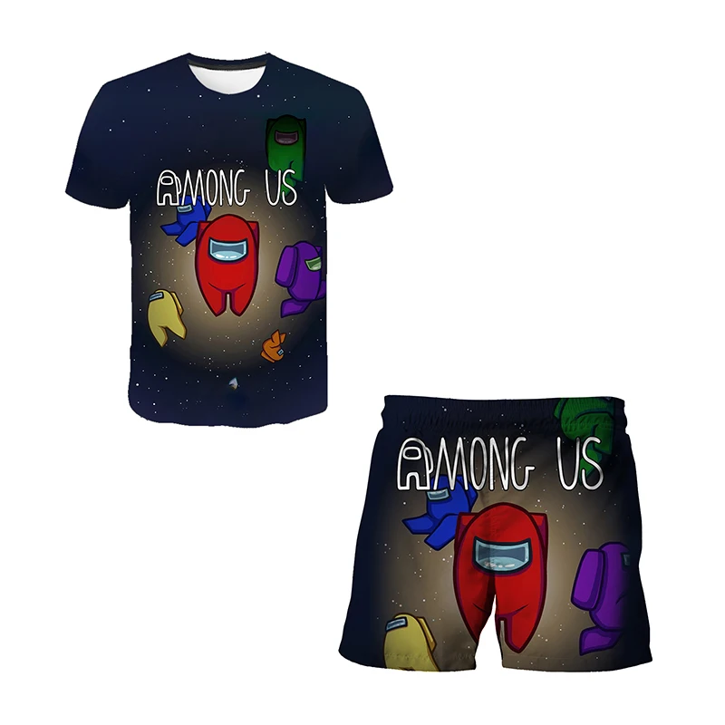2022 among us summer children's suit boys 3d T-shirt toddler casual 4T-14T children's fashion short-sleeved children's suit
2022 among us summer children's suit boys 3d T-shirt toddler casual 4T-14T children's fashion short-sleeved children's suit