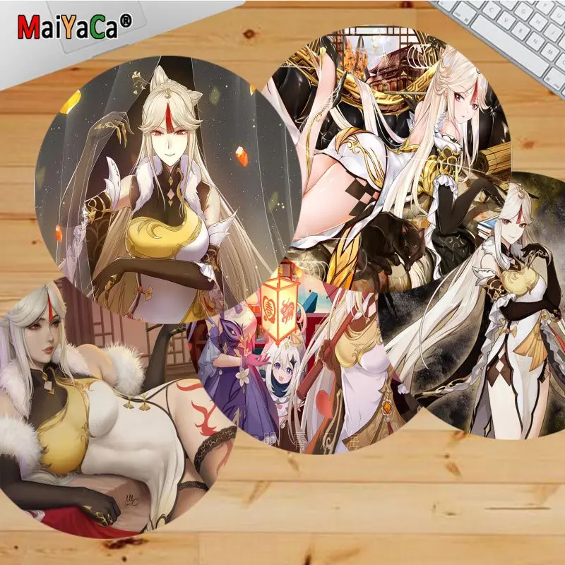 Maiyaca Funny Genshin Impact Ningguang gamer play mats round gaming Mousepad Anti-Slip Laptop PC Mice Pad Mat gaming Mousepad
Maiyaca Funny Genshin Impact Ningguang gamer play mats round gaming Mousepad Anti-Slip Laptop PC Mice Pad Mat gaming Mousepad