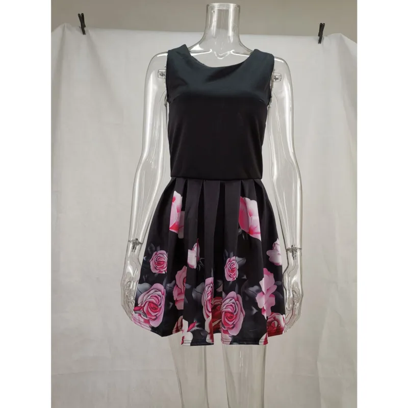 Sexy Women Floral Sleeveless Ruffle Mini Dress Summer Party Beach Short Sundress Fashion Sweet Office Lady Vestidos Robe 2021
Sexy Women Floral Sleeveless Ruffle Mini Dress Summer Party Beach Short Sundress Fashion Sweet Office Lady Vestidos Robe 2021