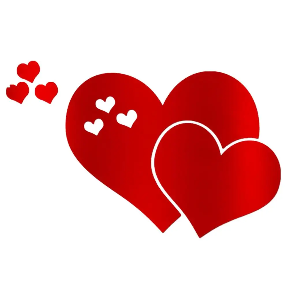 Mirror Wall Stickers 3D Art Wall Decal Removable Heart-Shaped Mirror Wall Sticker DIY Home Decorations For Living Room Bedroom
Mirror Wall Stickers 3D Art Wall Decal Removable Heart-Shaped Mirror Wall Sticker DIY Home Decorations For Living Room Bedroom