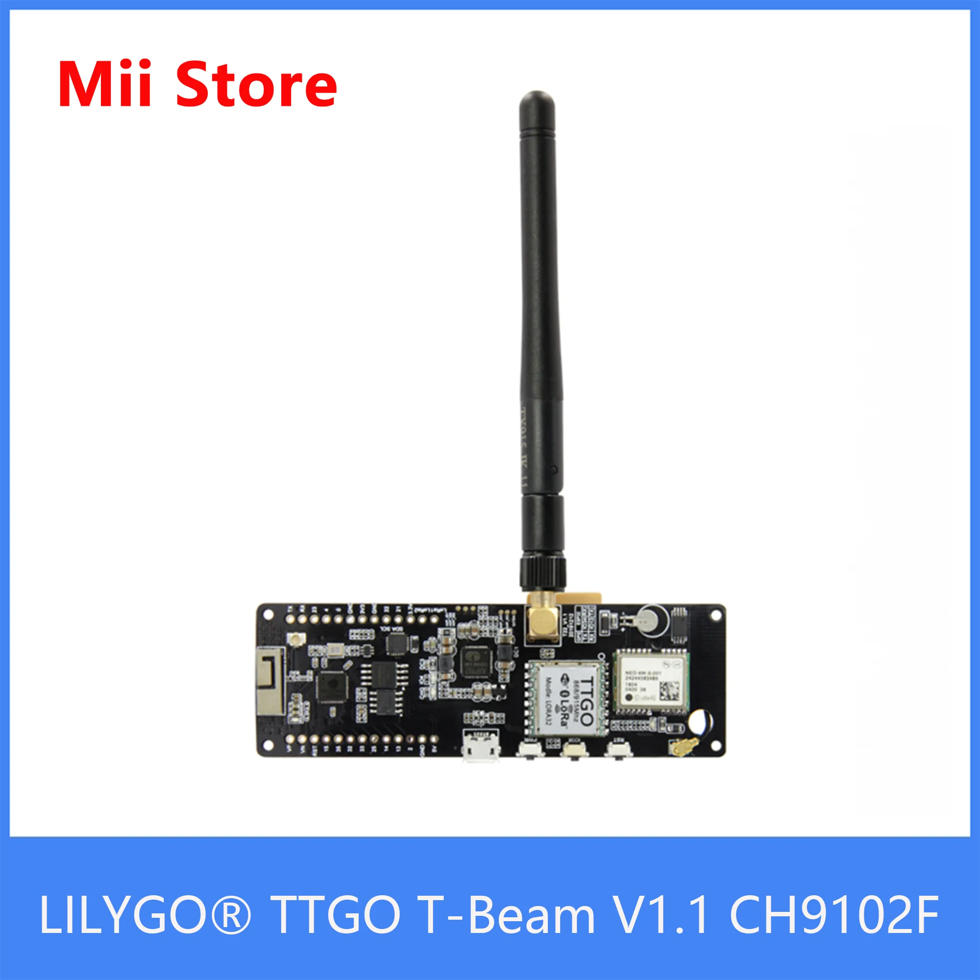 LILYGO®TTGO T-Beam V1.1 ESP32 433/868/915 МГц WiFi беспроводной Bluetooth модуль GPS NEO-6M SMA LORA 32 923 держатель