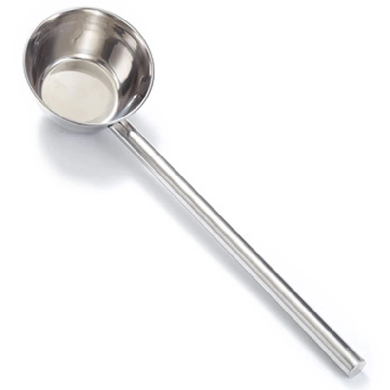 Kitchen Stainless Steel Long-Handled Water Spoon and Soup Spoon Special Chef Tool
Kitchen Stainless Steel Long-Handled Water Spoon and Soup Spoon Special Chef Tool