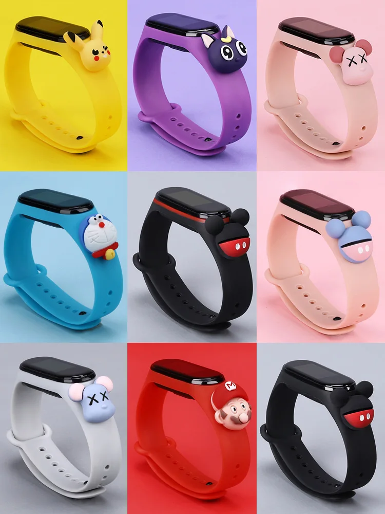 Strap bracelet Cartoon Band Replacement silicone wrist belt Smart watchband pulsera for xiaomi MI Band 4 3 strap Laosibin
Strap bracelet Cartoon Band Replacement silicone wrist belt Smart watchband pulsera for xiaomi MI Band 4 3 strap Laosibin