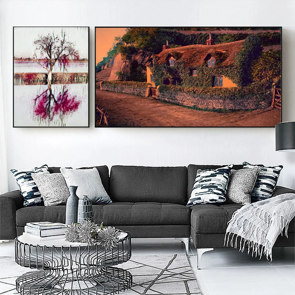 Landscape abstract oil painting pastoral art painting canvas painting living room corridor bar home decoration mural
Landscape abstract oil painting pastoral art painting canvas painting living room corridor bar home decoration mural