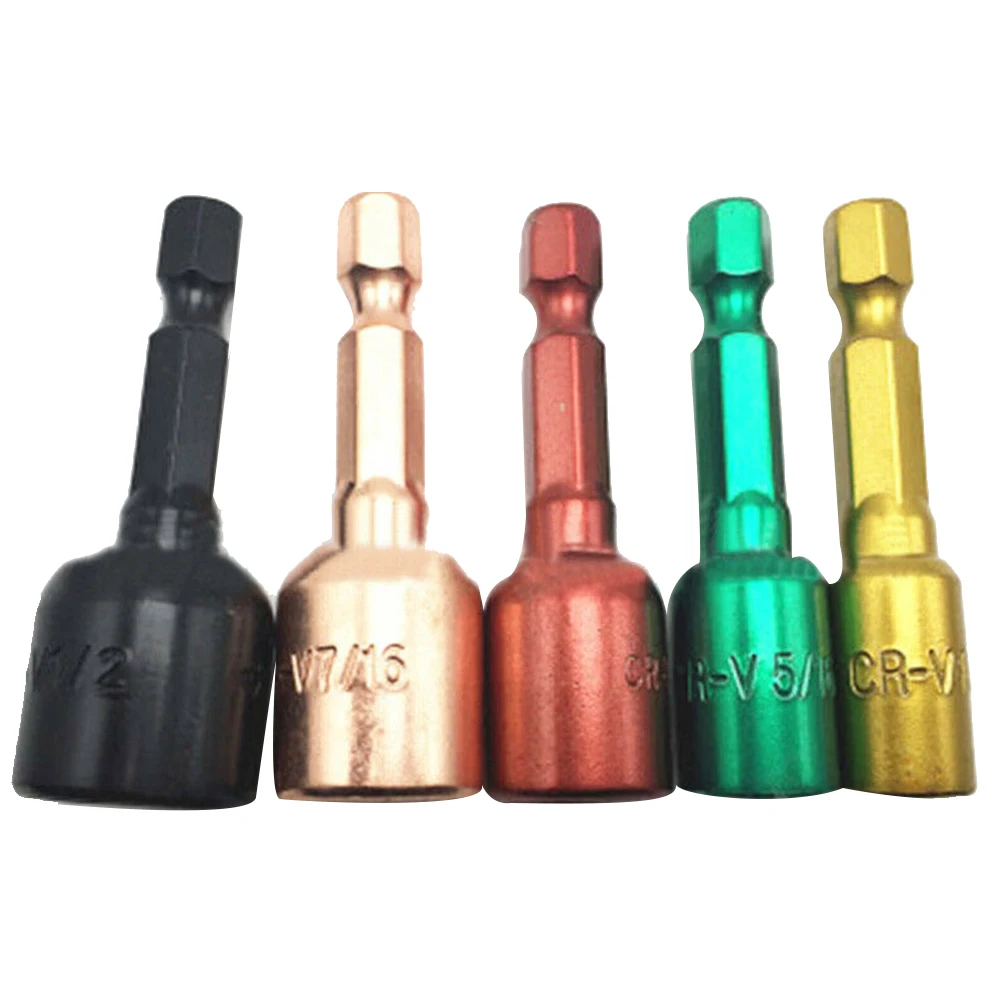 5pcs British System Professional Drill Bit Adapter Nut Driver Set Durable Steel Magnetic Tools Hex Shank Socket Rustproof
5pcs British System Professional Drill Bit Adapter Nut Driver Set Durable Steel Magnetic Tools Hex Shank Socket Rustproof