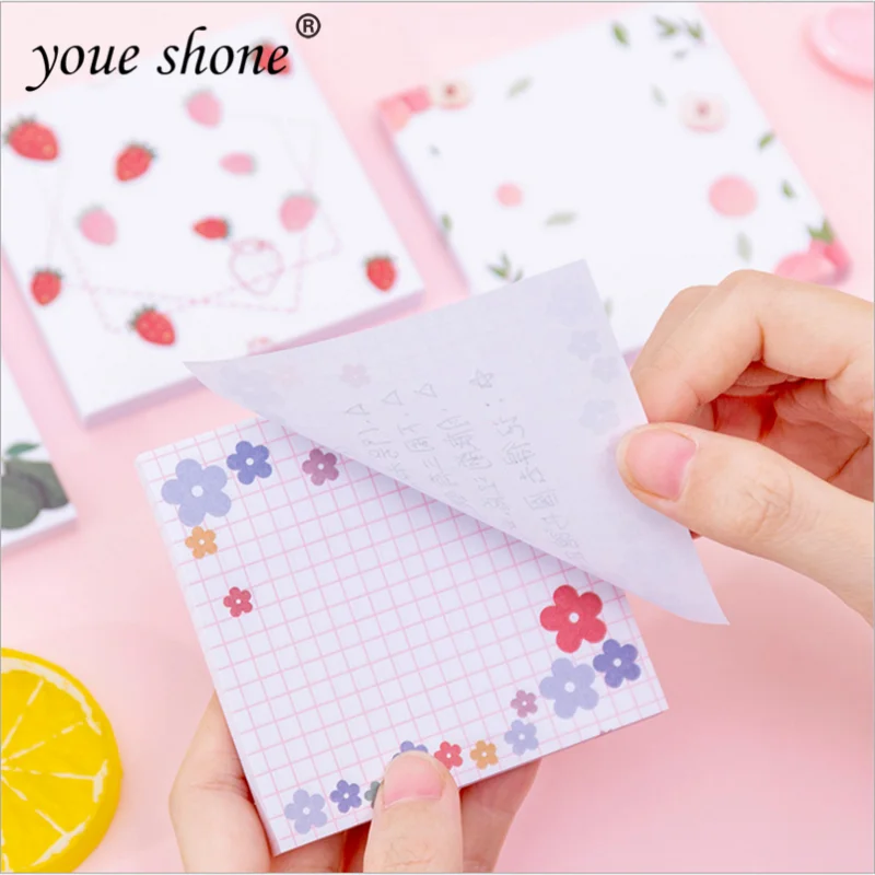 

1PCS Notepad Memo Pad Sticky Notes Stationery Sticker Posted It Planner Stickers Notepads Student Message Office School Supplies