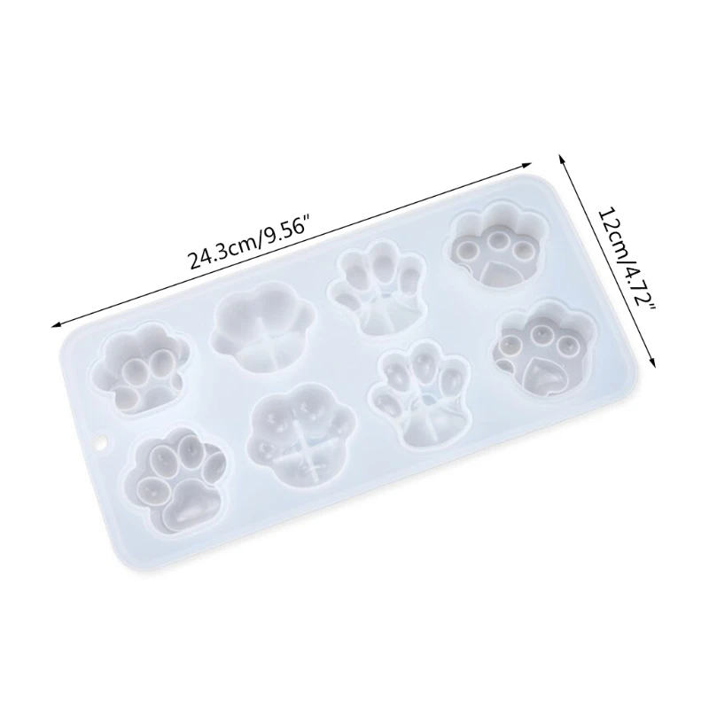 DIY Crafts Jewelry Pendant Making Tools Crystal Epoxy Resin Mold Animal Paw Shaped Silicone Mould
DIY Crafts Jewelry Pendant Making Tools Crystal Epoxy Resin Mold Animal Paw Shaped Silicone Mould