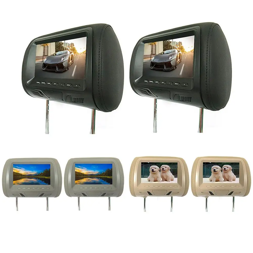 1x 7 Inch black Rear-Mounted Car Headrest Universal Hd Digital Screen Image Lcd Display
1x 7 Inch black Rear-Mounted Car Headrest Universal Hd Digital Screen Image Lcd Display