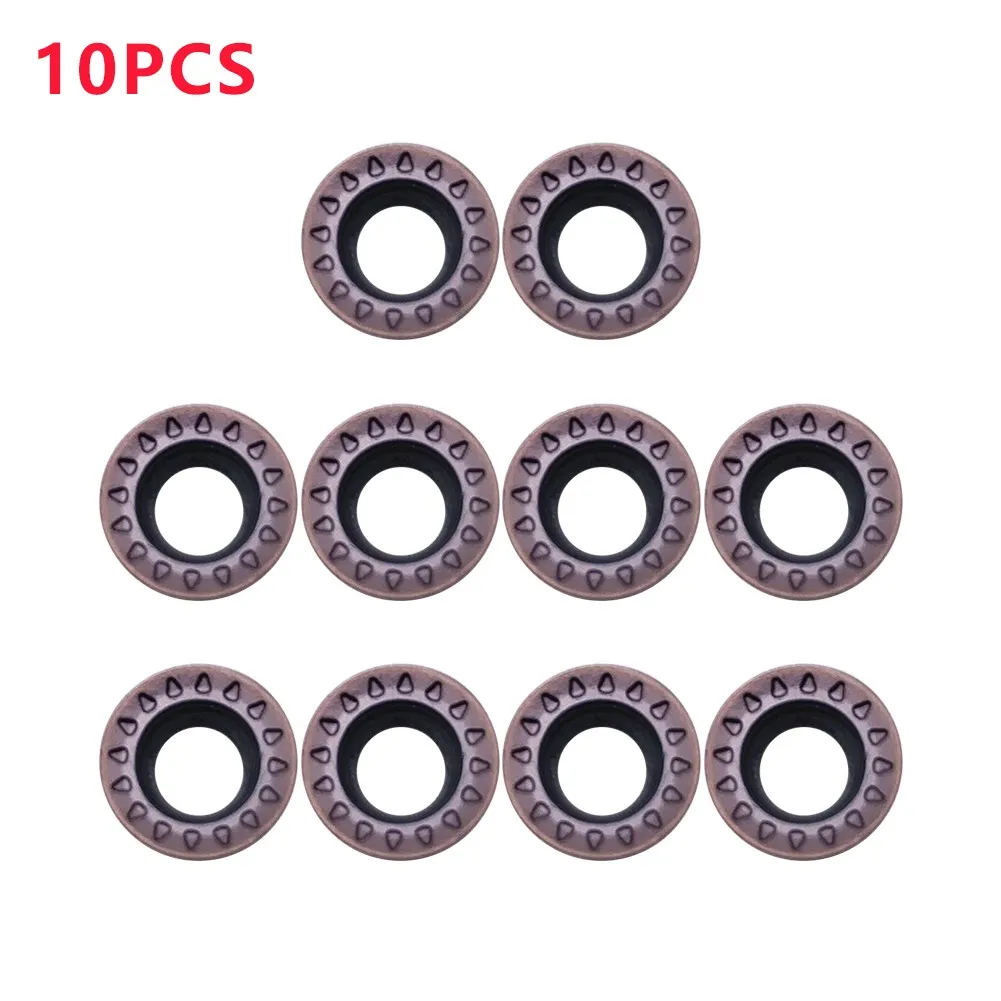 10PCS Lathe Tool RPMT10T3MOE VP15TF Internal Round Carbide Insert RPMT 1204CNC Cutting Fluid Channels Carbide Insert
10PCS Lathe Tool RPMT10T3MOE VP15TF Internal Round Carbide Insert RPMT 1204CNC Cutting Fluid Channels Carbide Insert