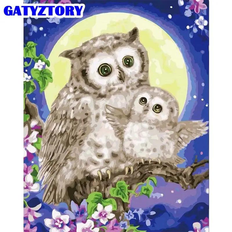 GATYZTORY Frame Diy Oil Painting By Numbers Owl Animals 60x75cm Frame On Canvas Handmade DIY Pictures Home Wall Decoration
GATYZTORY Frame Diy Oil Painting By Numbers Owl Animals 60x75cm Frame On Canvas Handmade DIY Pictures Home Wall Decoration