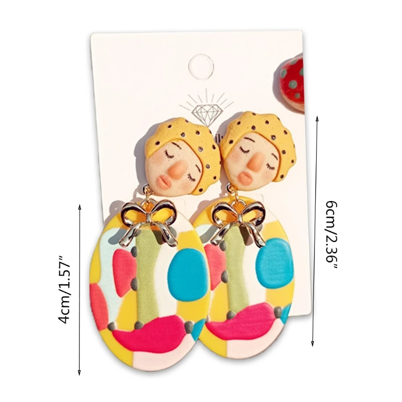 1 Pair Vintage Indian Primitive Tribal Doll Dangle Earrings Women Colorful Acrylic Ear Drop Jewelry Gifts M7DD
1 Pair Vintage Indian Primitive Tribal Doll Dangle Earrings Women Colorful Acrylic Ear Drop Jewelry Gifts M7DD