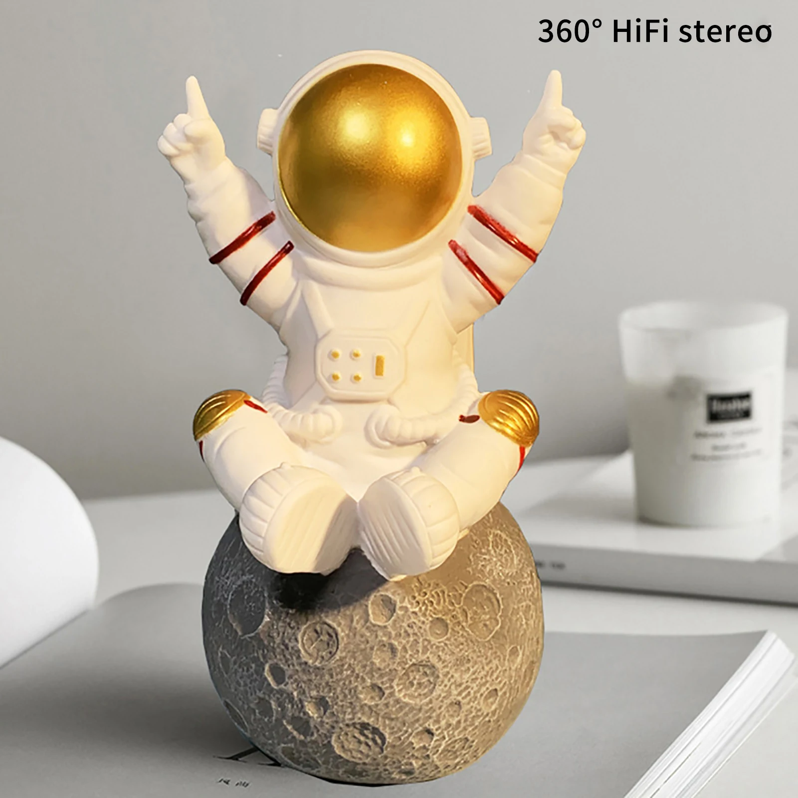 Astronaut Bluetooth Speaker Furnish Decorate Wireless Portable Desktop Birthday Gift Subwoofer Column Super Bass TF Card Radio
Astronaut Bluetooth Speaker Furnish Decorate Wireless Portable Desktop Birthday Gift Subwoofer Column Super Bass TF Card Radio